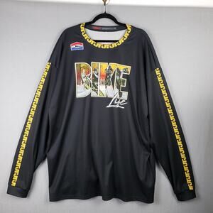 JT Racing USA Size 3X Moto Jersey Black Bike Life Graphic Motocross Powersports‎